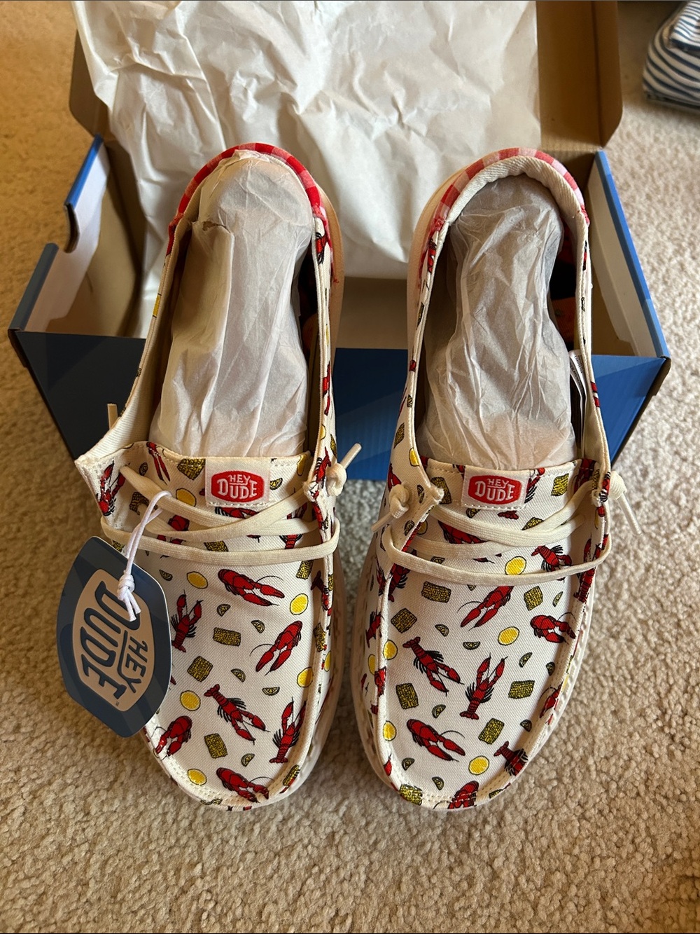 Hey Dude Women’s Crawfish Boil shoes!